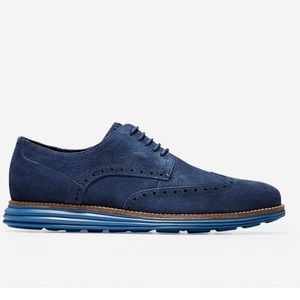 Cole Haan grand wing oxfords MarineBlueSteller 10